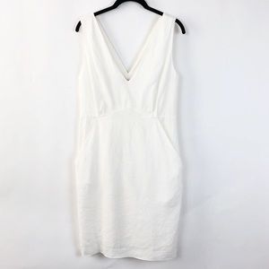 Calypso St Barth white linen sheath dress